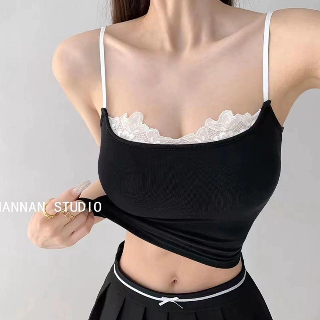 Сетчатый sexy облегающий топ с чашечками, для маленького жилета