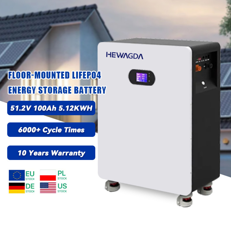 5kwh Floor Mounted Home Energy Storage System 51.2v 100ah