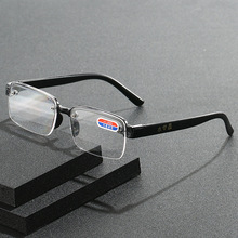 高清仿水晶男女老花镜专业摆地摊跑江湖老花镜舒适超轻老花镜批发