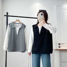 胖MM大码2025秋季新款女装韩版时尚休闲加厚曼巴棉卫衣 z156 8628