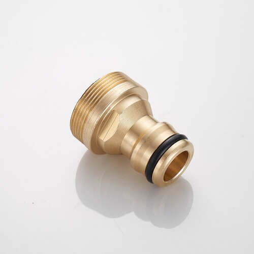 Brass conversion 4-point washing machine faucet connection quick-open faucet adapter to washing machine water inlet nozzle