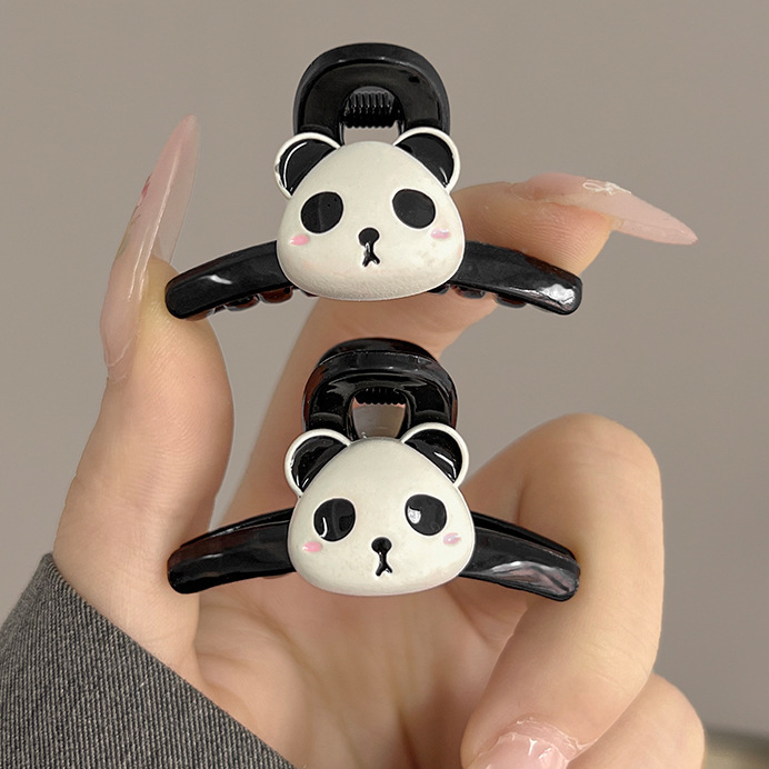 Hair Clip, Hair Claws Hair Accessories Type 1 Piece Quantity Cartoon Style Cute Women's Cartoon Bear Panda Acrylic Hair Clip Hair Claws