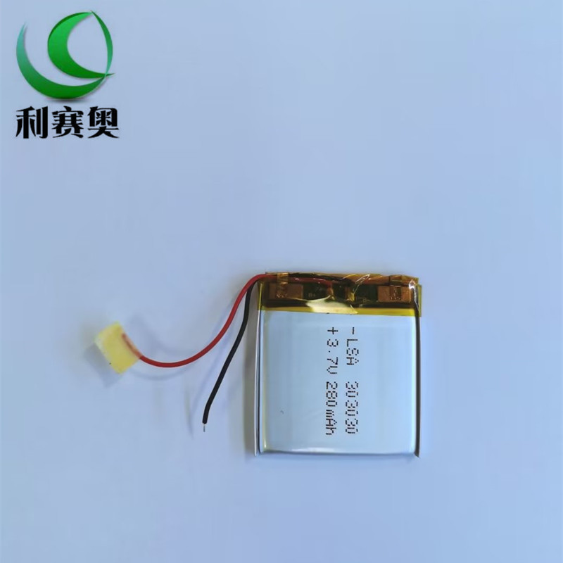 工厂直销303030聚合物锂电池 250MAH 37V智能穿戴MP4音卡美容仪