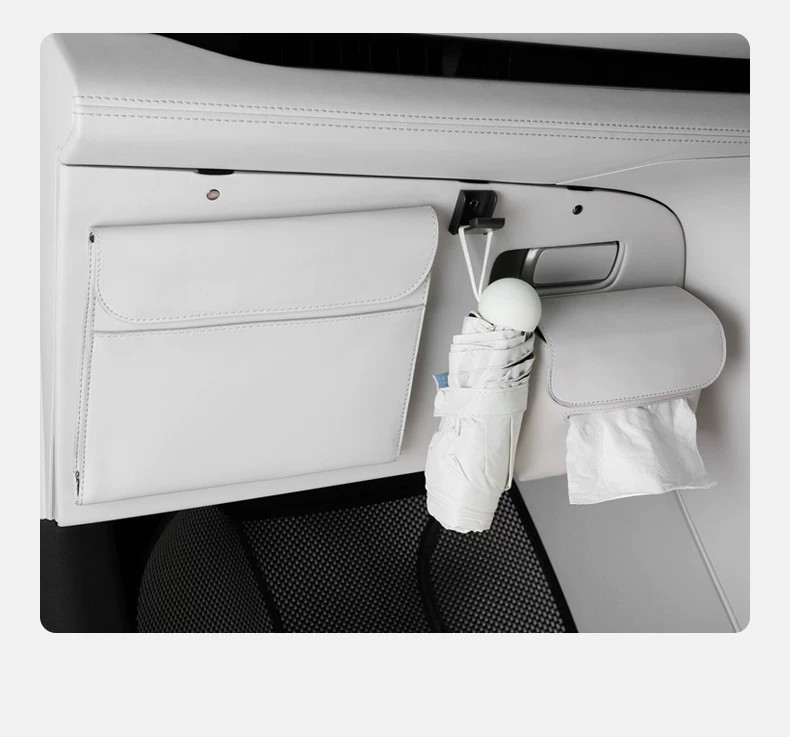Suitable for Buick Gl8 Passenger Glove Box Panel Multi-Functional Tissue Storage Box Storage Garbage Bag Interior Modification