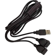 usb2.0延長線公對母USB數據充電接硬盤網卡USB公轉母二合一數據線