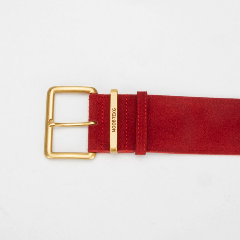 Women's Genuine Leather Suede Waist Belt - Fashion Wide Belt For Dresses, Coats, And Sweaters - Wholesale Cross-Border - Thumbnail 4