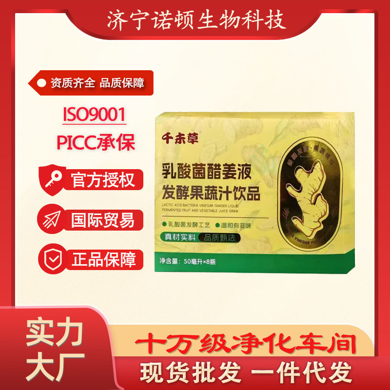乳酸菌醋姜液发酵果蔬汁饮品植物饮品厂家乳酸菌醋姜饮发酵饮品