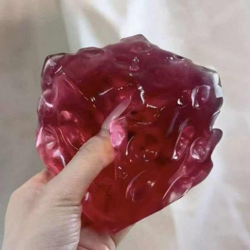 Cross-Border Red Book Vaseline Cheese Transparent Colorful Cheese Squishy Toy Non-Rebound Stress Relief Handmade Craft Cross-Border Red Book Vaseline Cheese Transparent Colorful Cheese Squishy Toy Non-Rebound Stress Relief Handmade Craft