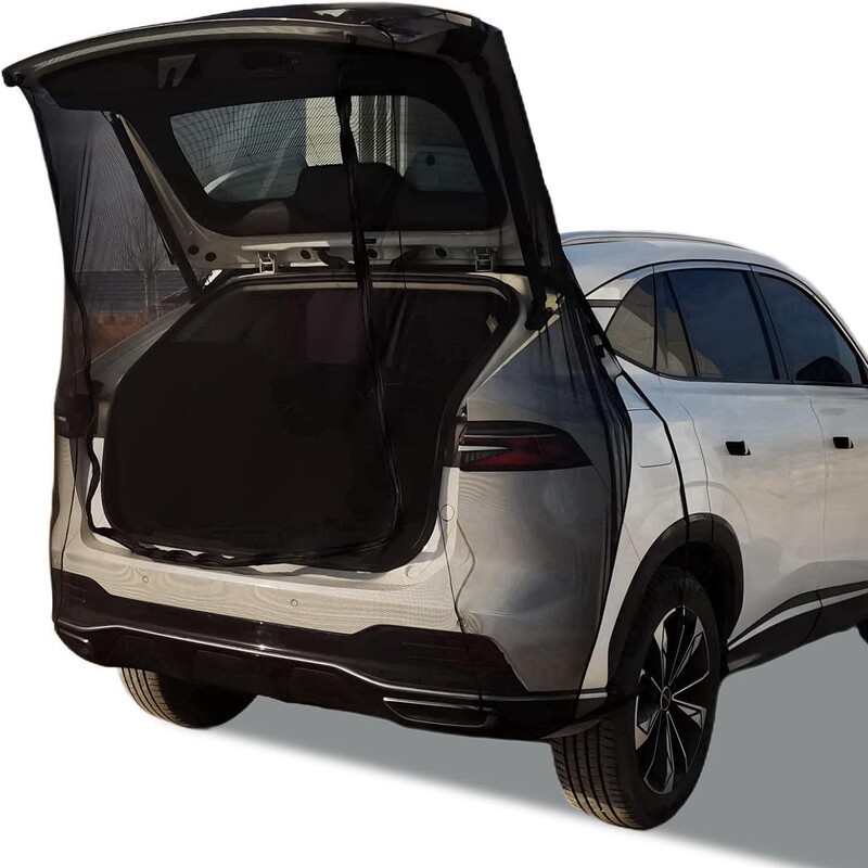 屋外車のテールゲート防蚊ネット、防虫スクリーン、車の日焼け止め蚊帳、車の磁気リアウイング防蚊ネット卸売|undefined