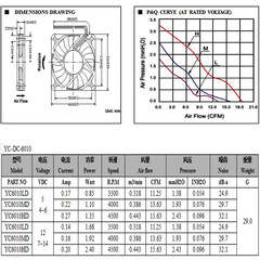 DC6010 Cooling Fan Air Purifier Heater DC Fan Cooling Cup Oil Containing 12V Silent Small Fan 6cm
