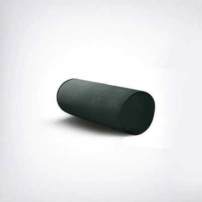 Headrest — Cushion - alcantara-cylindrical-scientific-neck-pillow-with-holes-9073-dark-green