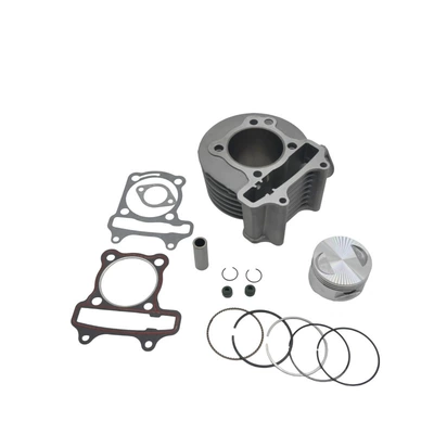 Piston Kit 57.4mm, Cylinder and parts