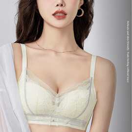 无磁1992#法式7A抗菌34-40中厚B杯聚拢防下垂三排扣尾货内衣批发