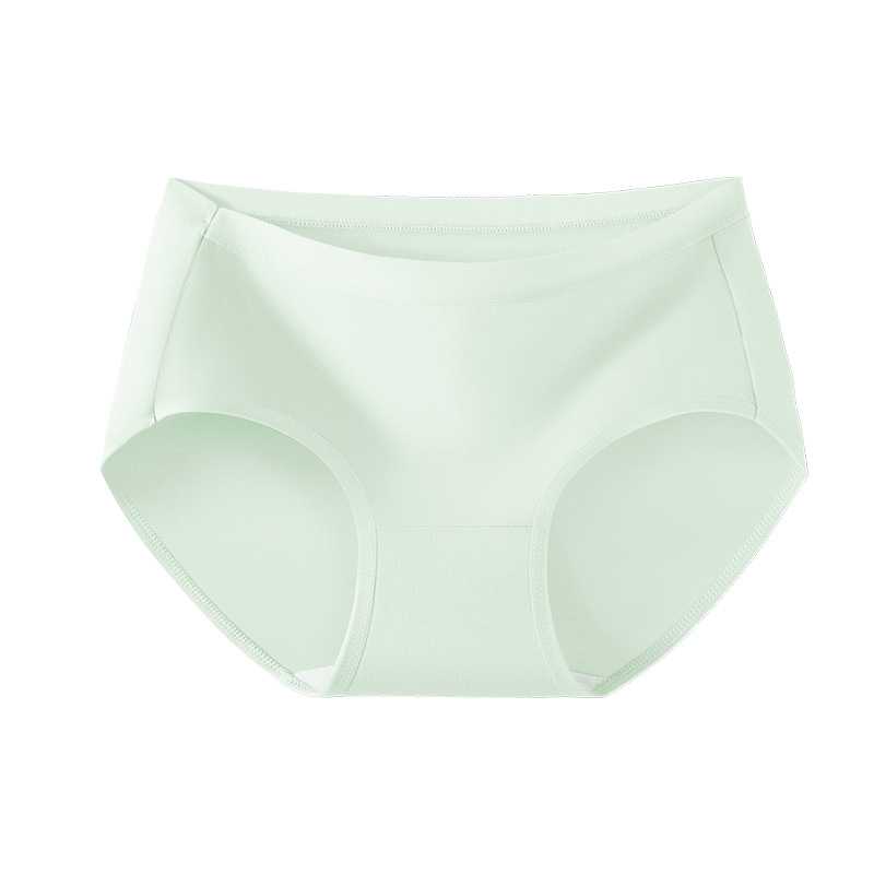 Un tipo de ropa interior transpirable de algodón para mujer de algodón para bebé 10A entrepierna antibacteriana cintura media cómoda sin costuras sin atascar entrepierna calzoncillos para mujer