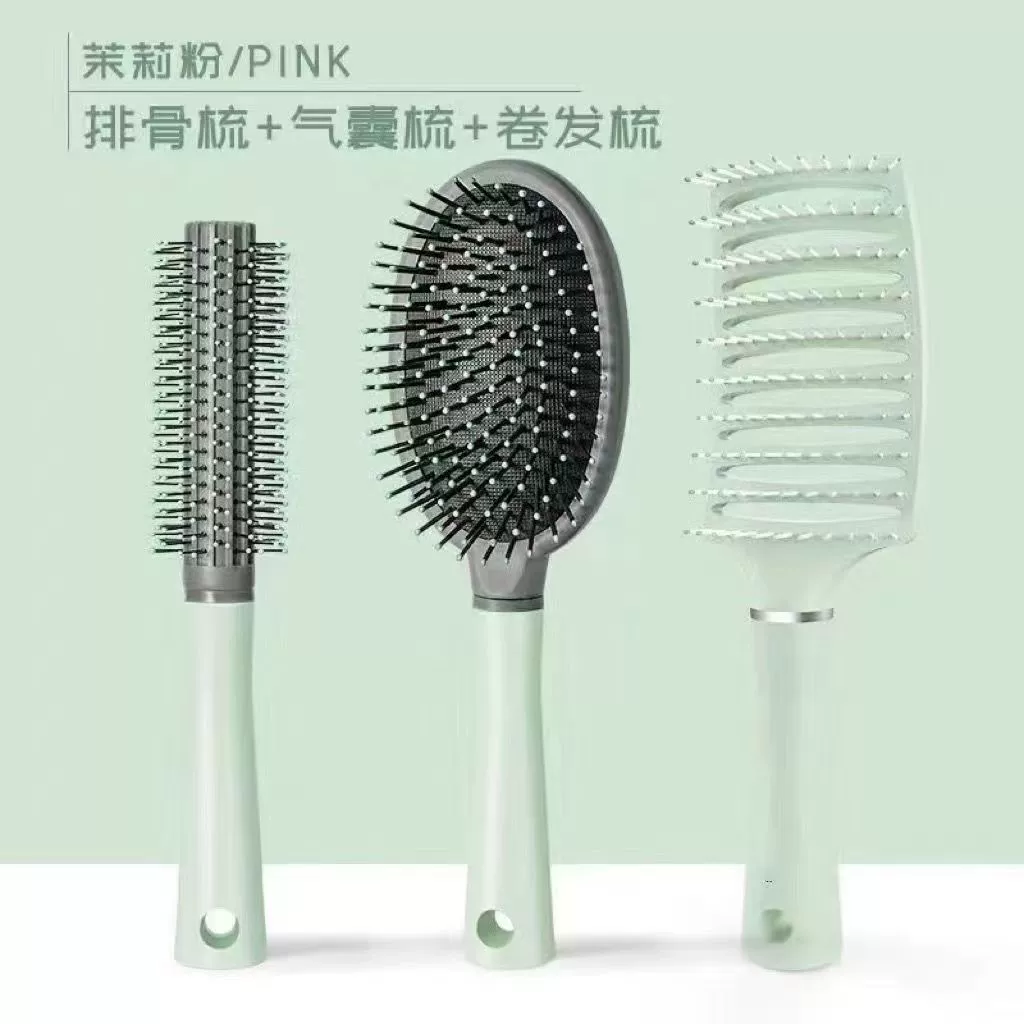 Air bag, soft heel, curly handheld massager, brush