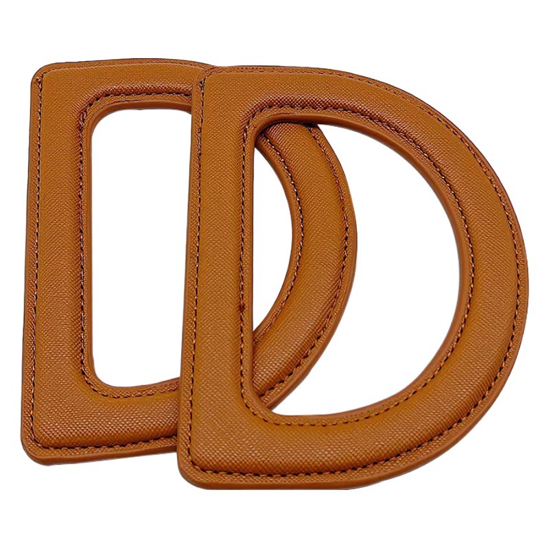 Bag handle upgrade leather D wrist luggage hardware accessories round D-shaped bag handle bracelet leather handle