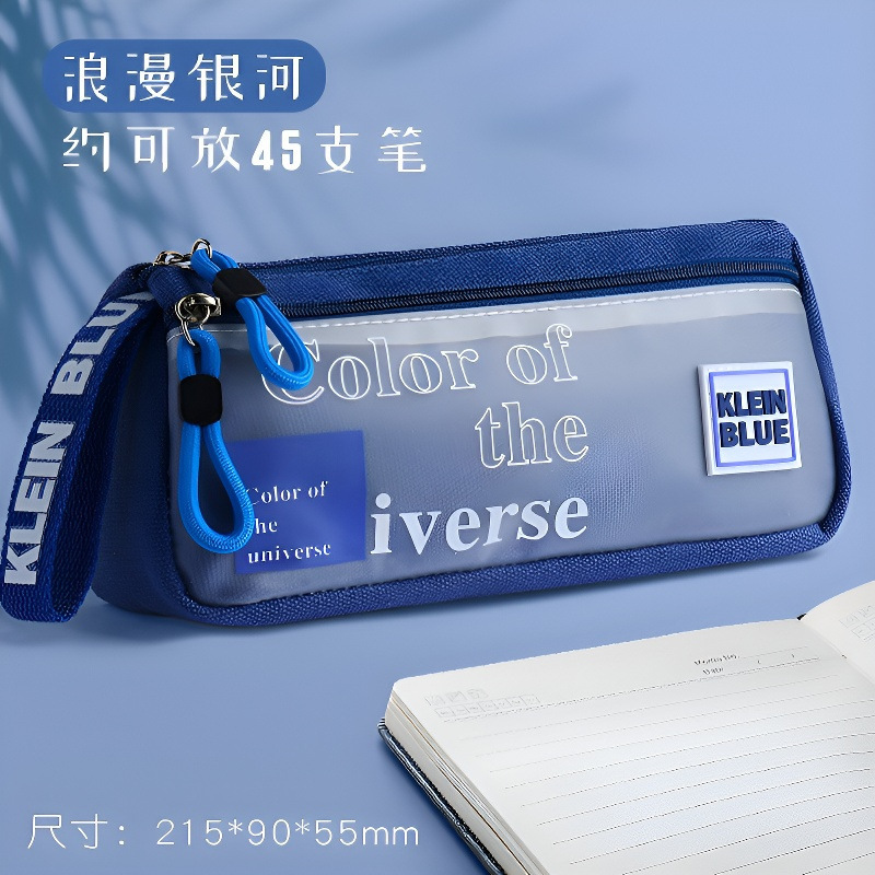 Bolsa de lápiz multifuncional estratificada bolsa de almacenamiento de papelería caja de lápiz de lona impermeable bolsa de lápiz para estudiantes de secundaria primaria bolsas de lápiz para hombres y mujeres