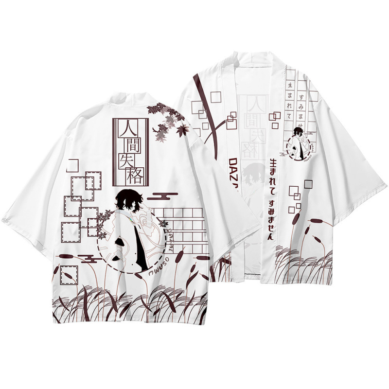 Wenhao wild dog peripheral long-sleeved T-shirt taizaizhi Yu woven costume cloak anime two-dimensional yuan Wenhao wild dog peripheral long-sleeved T-shirt taizaizhi Yu woven costume cloak anime two-dimensional yuan