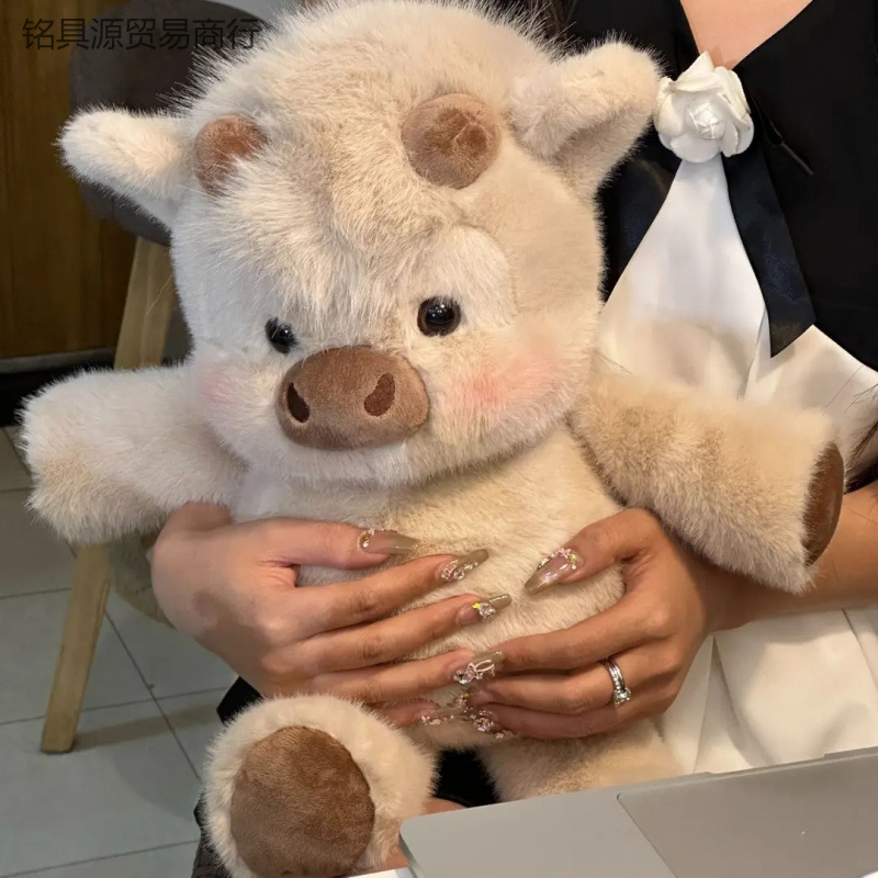 スコットランド高地牛高品質人形かわいい子供用ぬいぐるみ人形女の子の睡眠人形ガールフレンド用|undefined