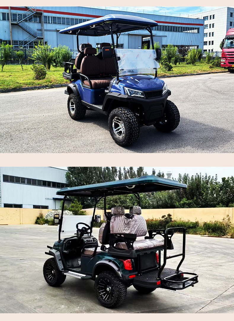 Foreign Trade Export Off-Road Golf Cart Scenic Hotel Reception Sightseeing Car Custom Wholesale Electric Tour Car