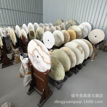 天然平安扣大屏风落地大摆件家居客厅开业阿富汗玉石工艺品批发