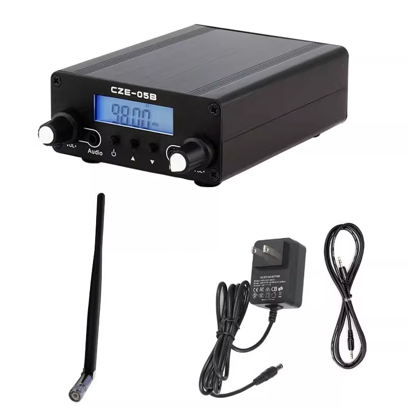 FM调频发射器立体声学校广播无线广播调频发射模块