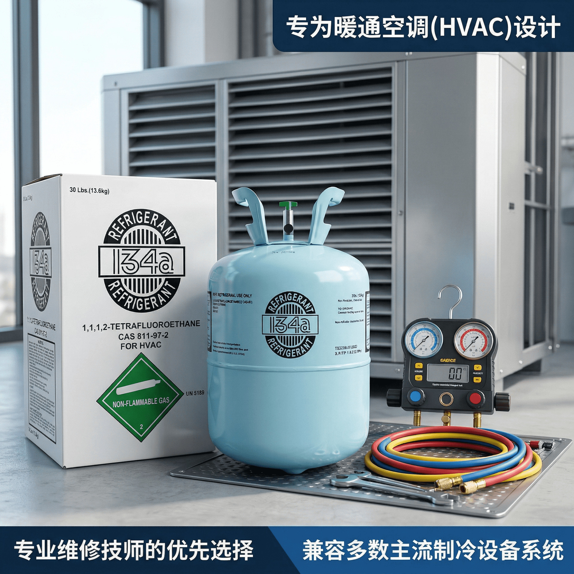 R134a car air conditioner, household inverter air conditioner refrigerant, refrigerant, ice refrigerant, R134a refrigerant