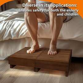 木质凳老人阶梯家用厨房增高脚踏带防滑垫老人踏凳可移动垫脚台阶