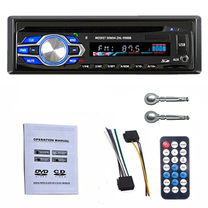 Single-DIN Car DVD Player with Bluetooth, Card Slot, FM Radio, 12V Car MP3, Dropshipping 9900B