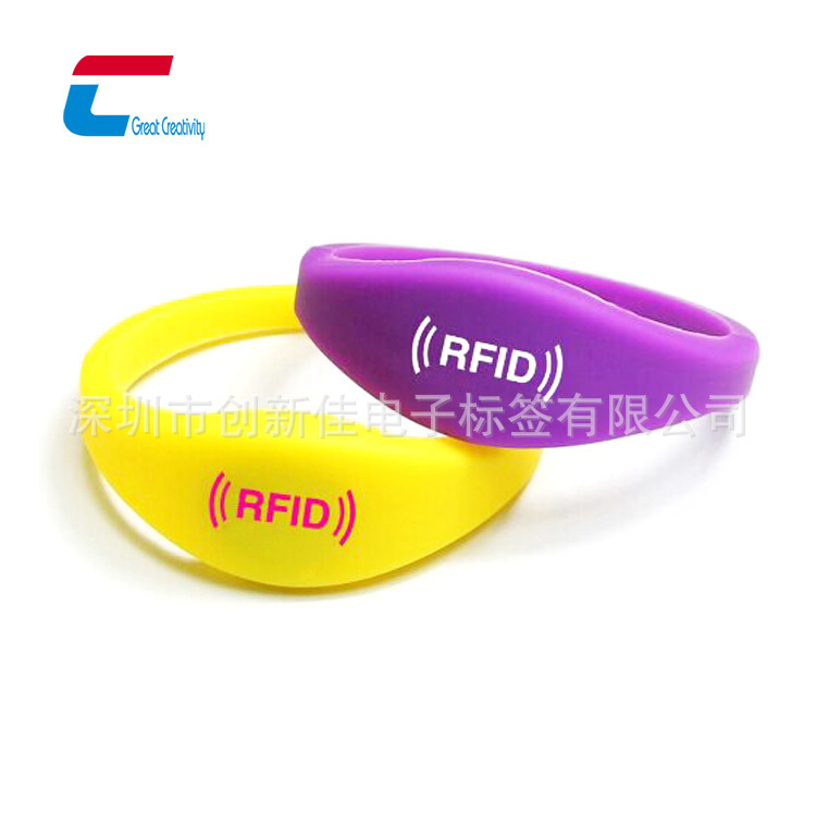NFC access control bracelet, fingerprint lock bracelet IC wristband, gym NFC bracelet, rfid silicone wristband