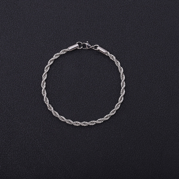 bracelet stainless steel with pigtail