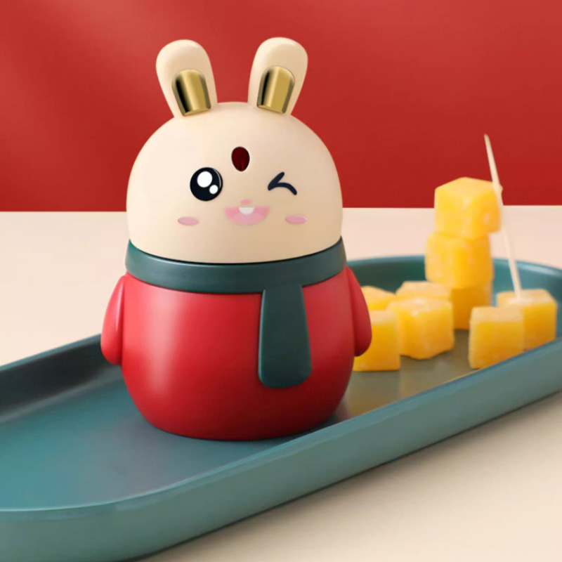 Toothpick box automatically pops up push-type toothpick holder