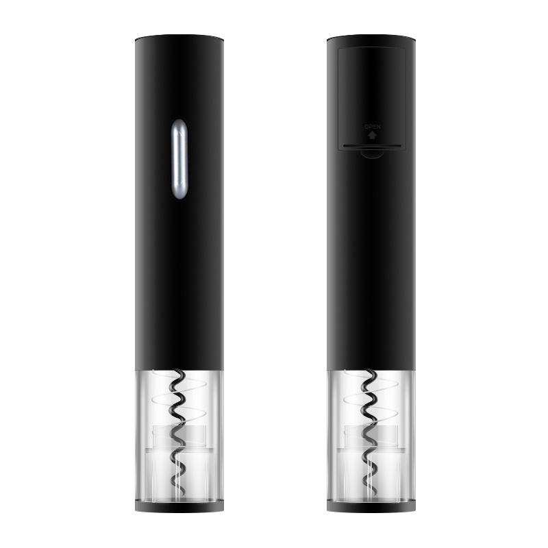 跨境4件套礼盒装干电池款电动红酒开瓶器塑料自动电动开瓶器