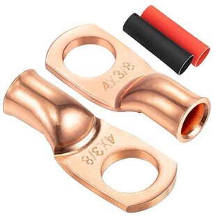 4 AWG 3/8 Battery Cable Special Cold Pressor Connector Automobile Connect Plug -in Plug -in Plug -in Tube