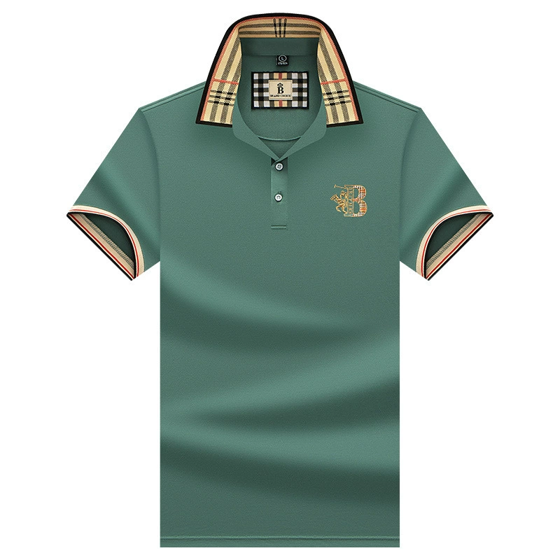 Summer silk polo for leisure, oversize