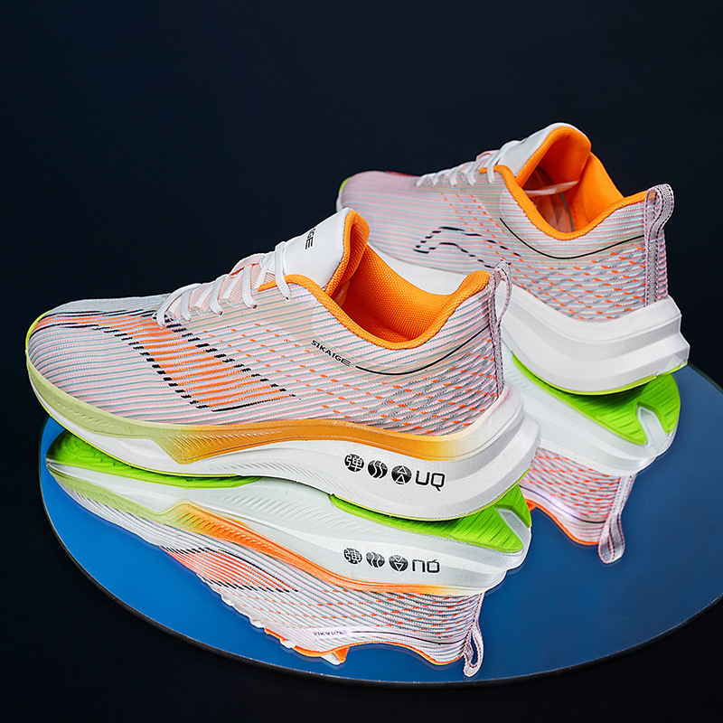 Zapatillas de Deporte de la pareja de La Junta de carbono de Feidian otoño nuevo ligero al aire libre suave inferior de absorción de choque de moda todo el Partido zapatos para correr