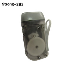 塑料手压发电的手电筒 能自行充电 野营灯迷你手电筒