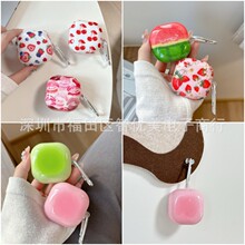 适用三星Buds FE/Live耳机套小清新花朵Buds Pro硅胶无线蓝牙跨境