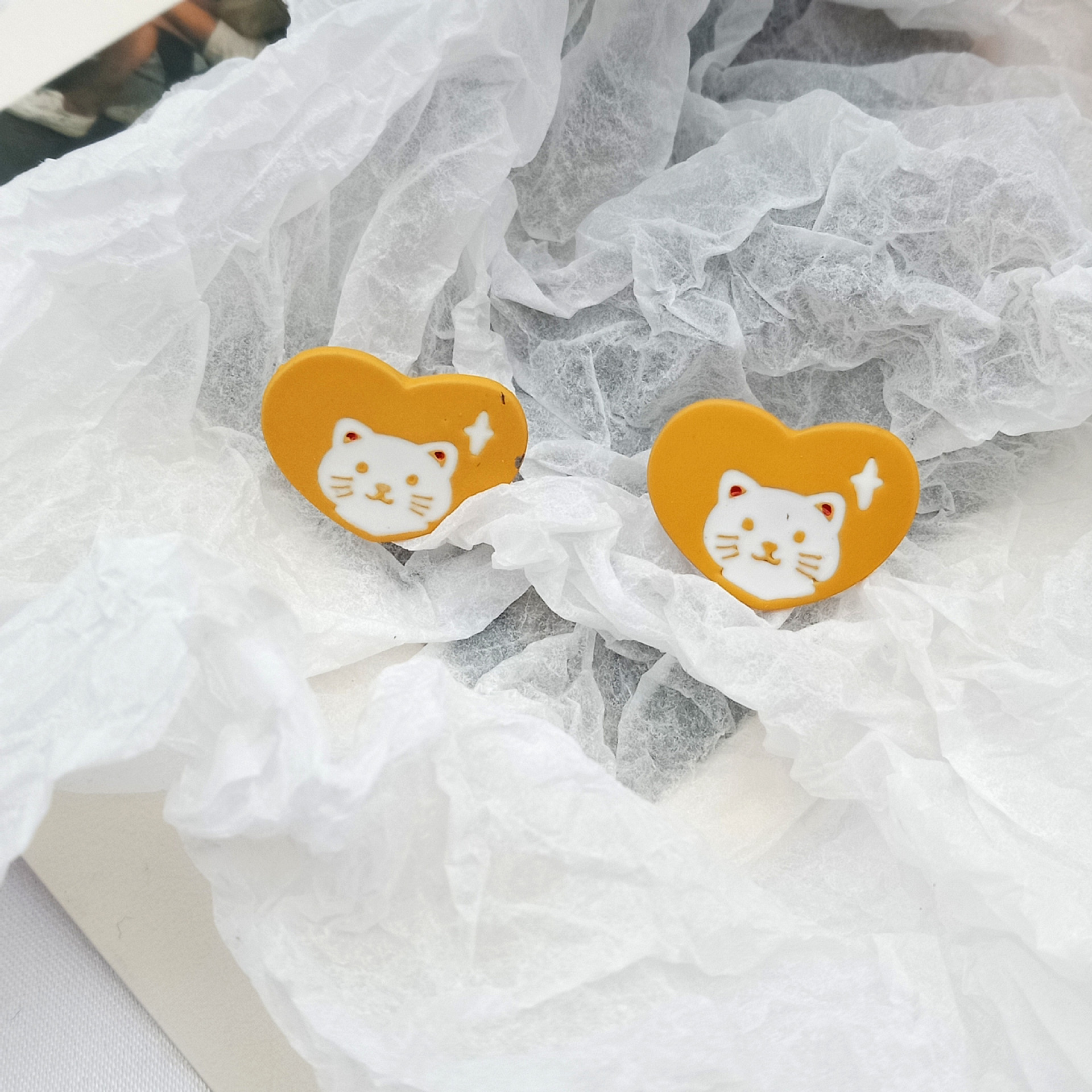 Cute Bear Alloy Stoving Varnish Ear Studs display picture 5