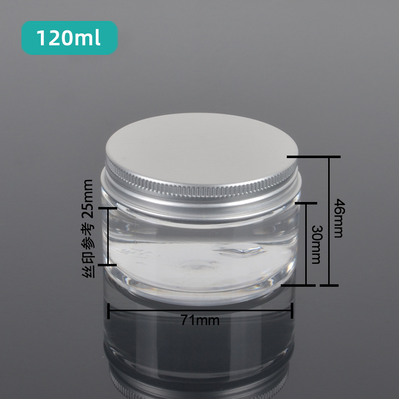 200ml Aluminum Cap Transparent Wide Mouth Bottle with Various Specifications Pet Universal Seal Factory Price Honey Nuts Roasted Seeds and Nuts Snack Jar