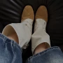 显瘦中筒秋冬圆头靴子