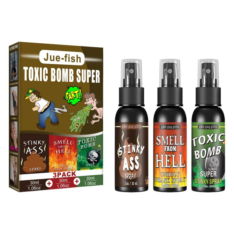 Jue-Fish вонючий пердун спрей игрушка вонючий бомба вонючий