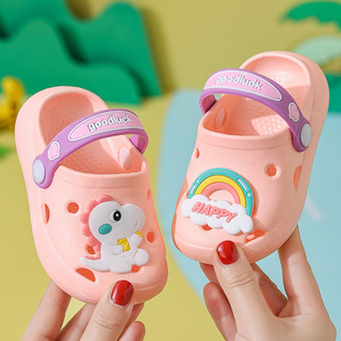 Children's Sandals Summer 1-3 Years Old Boys Cave Shoes Cute Baby 2 Little Girl Non-slip Soft Bottom Infant Beach Shoes
