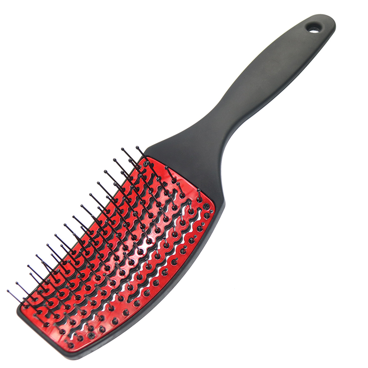 鏤空排骨梳背頭油頭蓬松造型順發(fā)大排梳吹頭發(fā)型定型神器順發(fā)造型