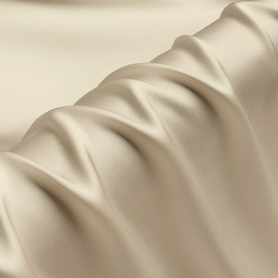 Tela de seda natural de morera personalizada de 16 mm y 140 hilos, tela de satén elástica de seda para camisas, disponible en 96 colores.