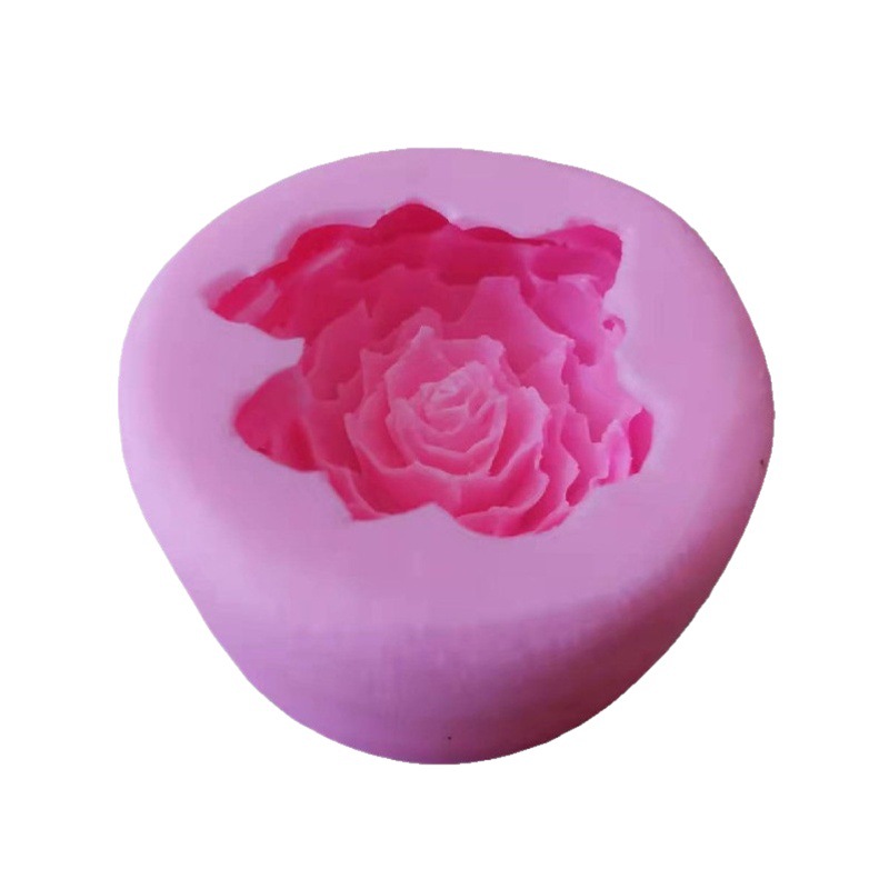 Flor de silicona pastel decorativo molde DIY pastel hecho a mano postre molde hornear fondant molde vela molde