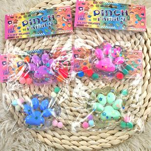 With light pinch music simulation food play pinch music cat claw slow rebound blind box toy decompression artifact bag mud feeling