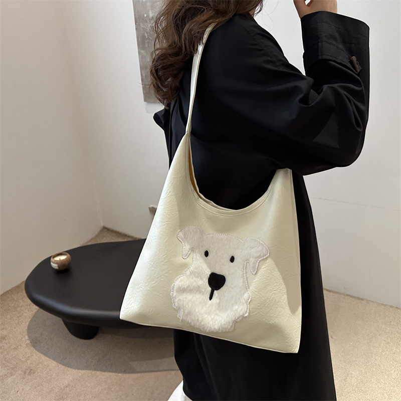 Otoño y invierno retro gran capacidad bolso de hombro de mujer 2024 nuevo estilo casual de moda simple bolso de hombro