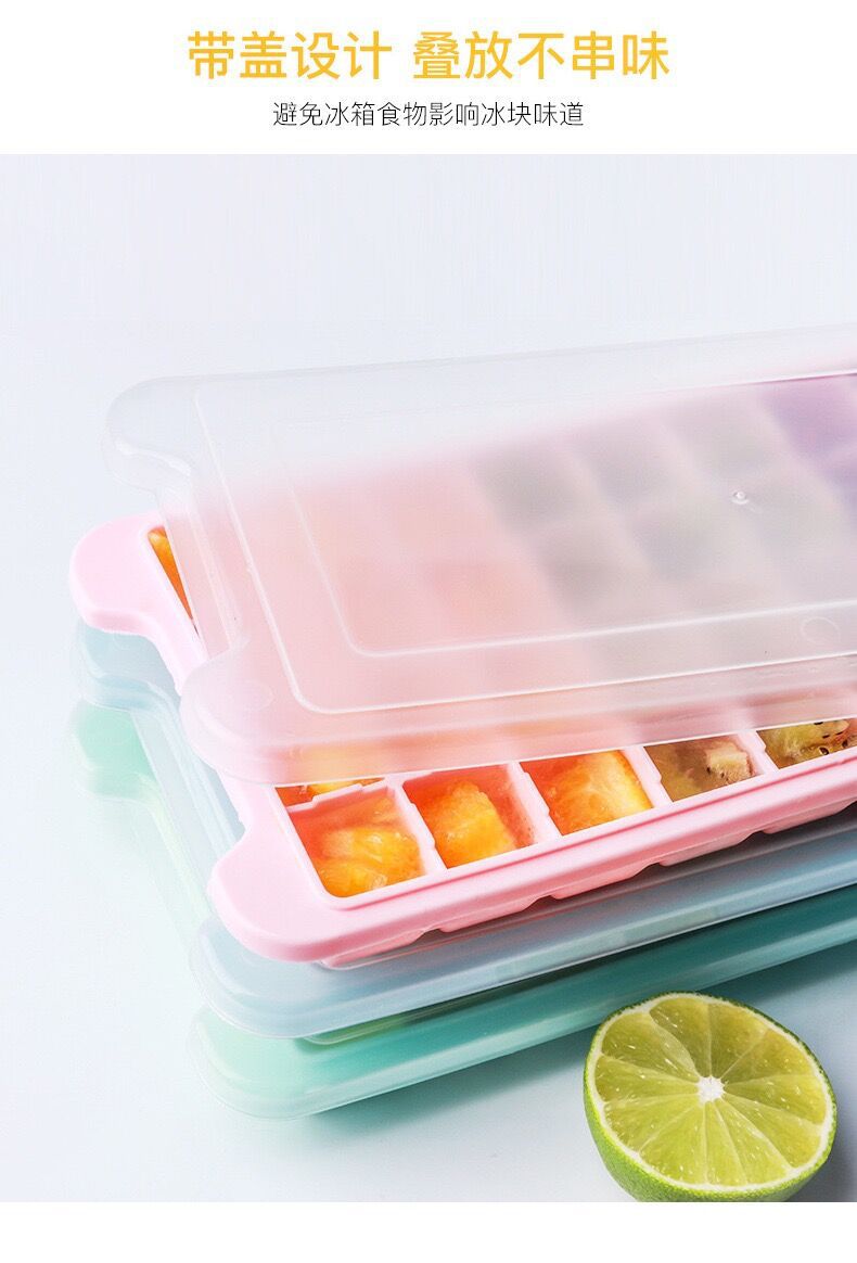 Weiches Silikon Eiswürfelform Eiskassette 36-teilig 24-teilig mit Deckel Eiskugelform Haus Bar Café Eismacher Lebensmittel