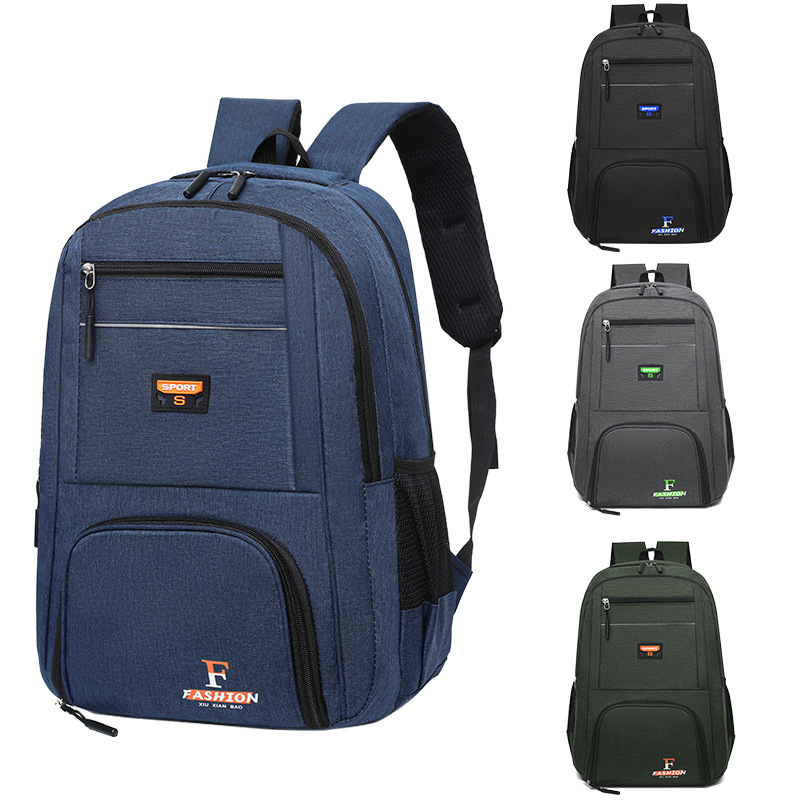 Transfronterizo 2025 nueva mochila simple ocio de gran capacidad mochila para estudiantes mochila para computadora de negocios de cercanías al aire libre